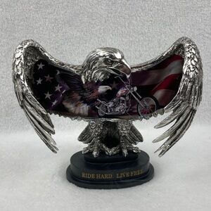 The Bradford Exchange Live To Ride, Ride To Live by Larry Martin Eagle Sculpture